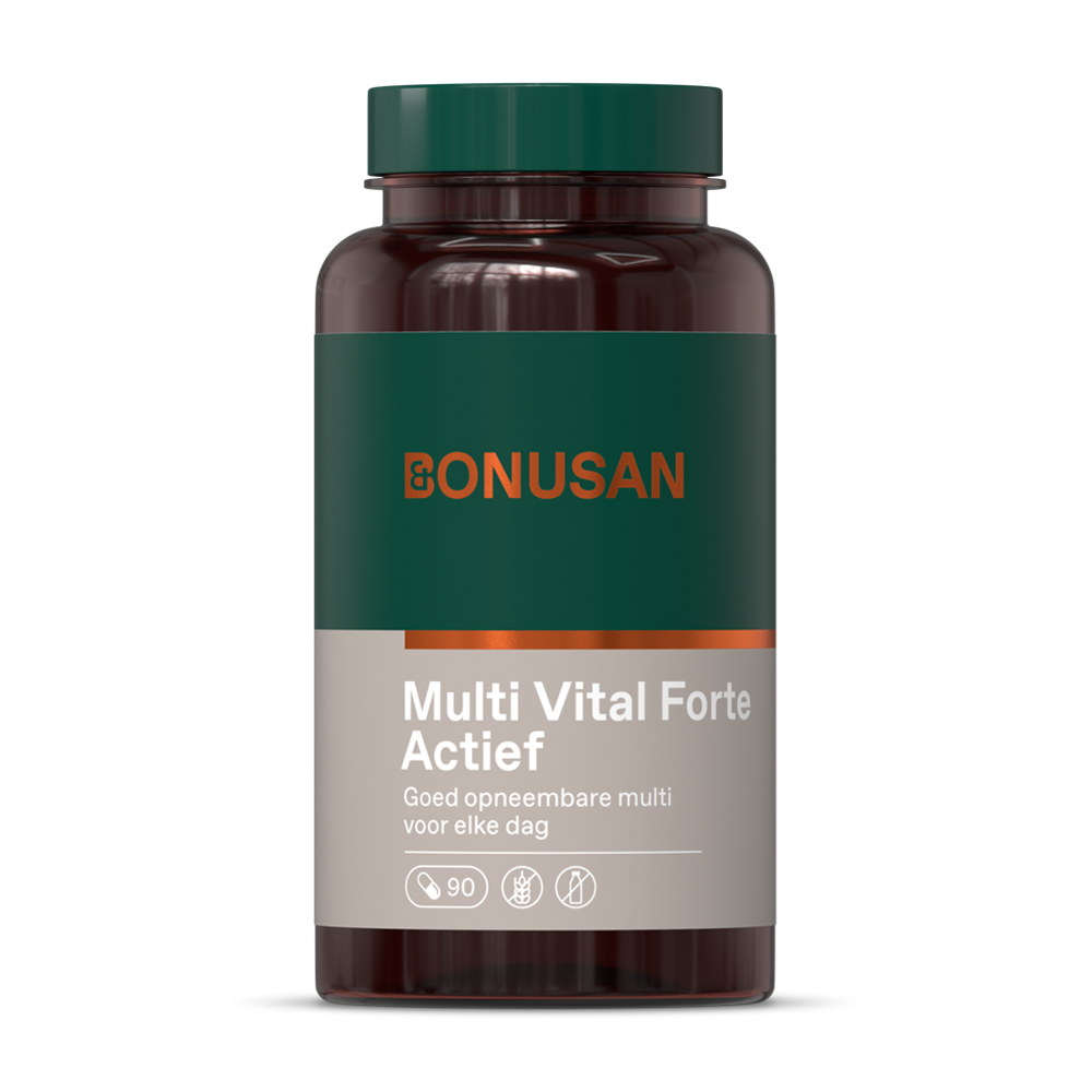 Multi Vital Forte Actief (multivitamine) 90 capsules Bonusan