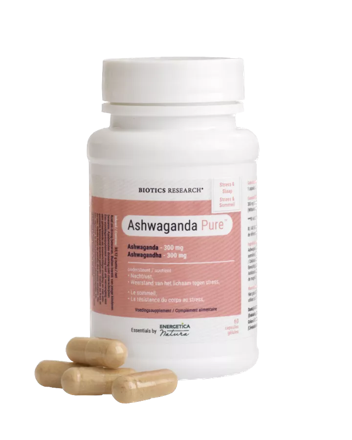 Ashwaganda Pure 60 caps Energetica Natura/Biotics