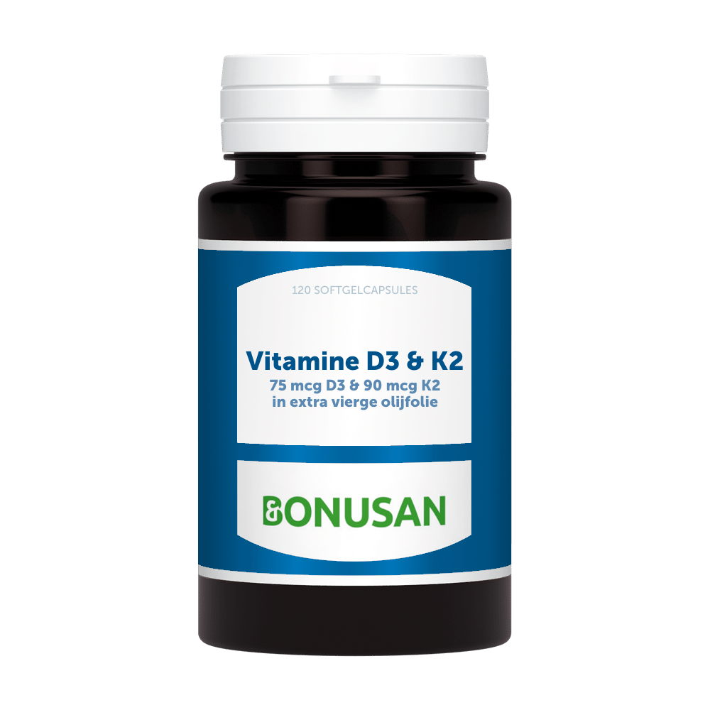 Vitamine D3 & K2 120st softgels Bonusan