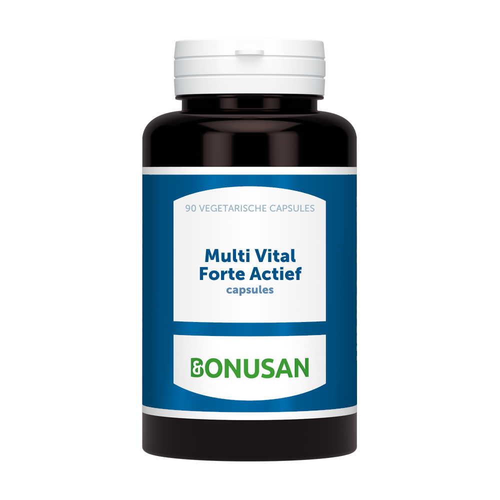 Multi Vital Forte Actief (multivitamine) 90 capsules Bonusan