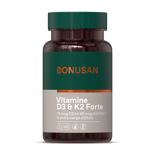 Vitamine D3/K2 Forte 120 caps Bonusan