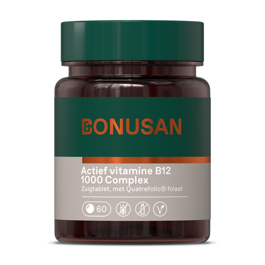 Vitamine B12 complex 1000 60st zuigtabletten Bonusan