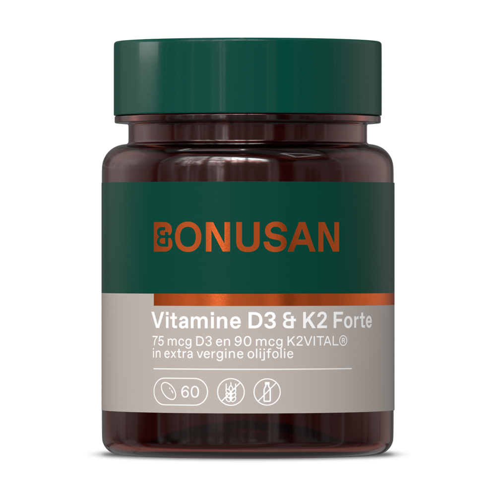 Vitamine D3 & K2 Forte Bonusan 60 softgels