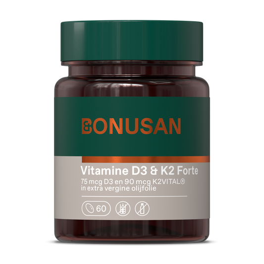 Vitamine D3 & K2 Forte Bonusan 60 softgels