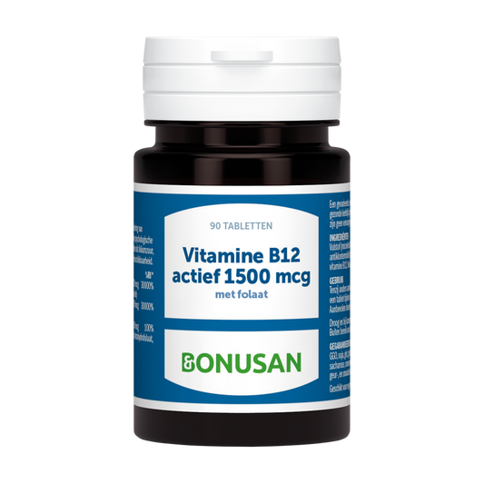 Vitamine B12 Actief 1500 mcg 90 st Bonusan