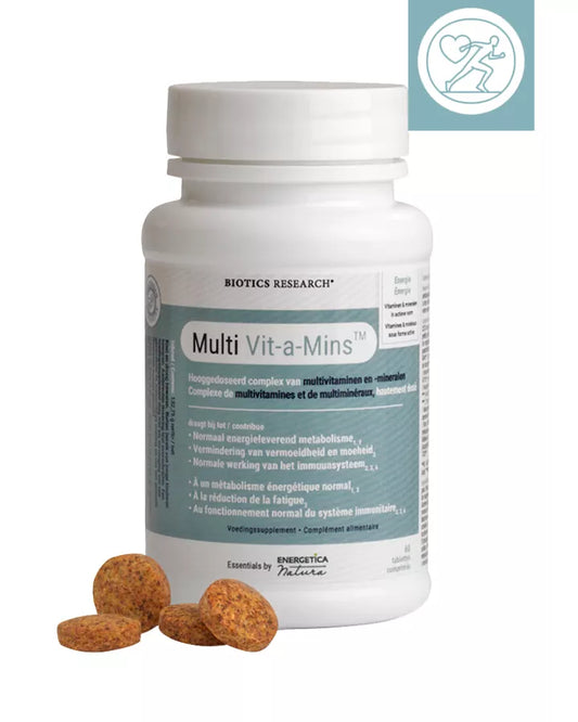 Multi Vit-a-Mins 60 tabletten Energetica Natura/Biotics