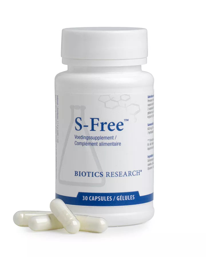 S-Free caseïneconcentraat 30 caps Biotics